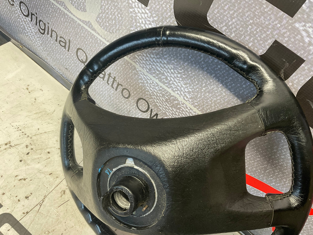 Leather Steering Wheel 443419655C B2 C3 URQ