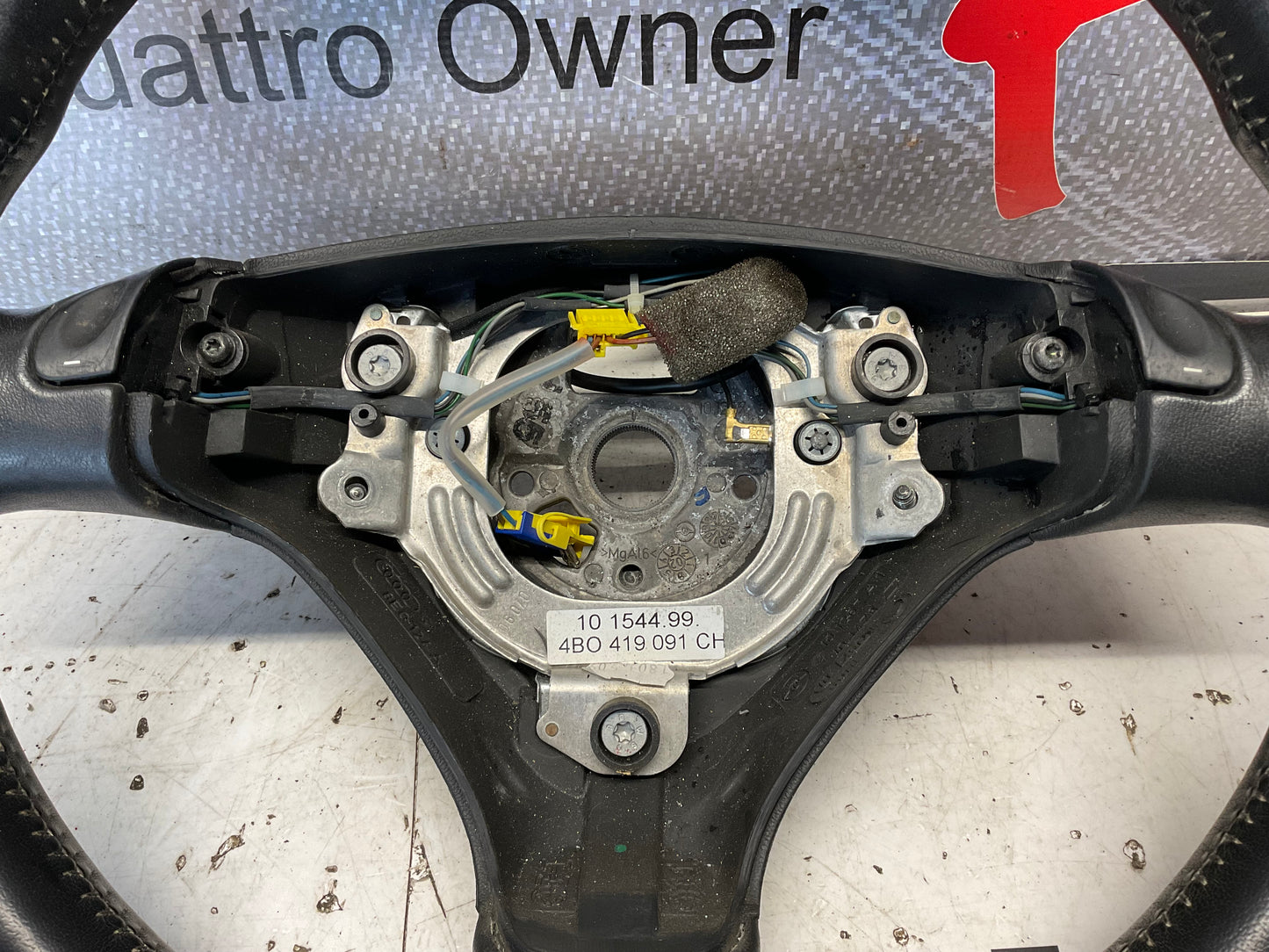 Leather Steering Wheel 4B0419091CH C5 S6