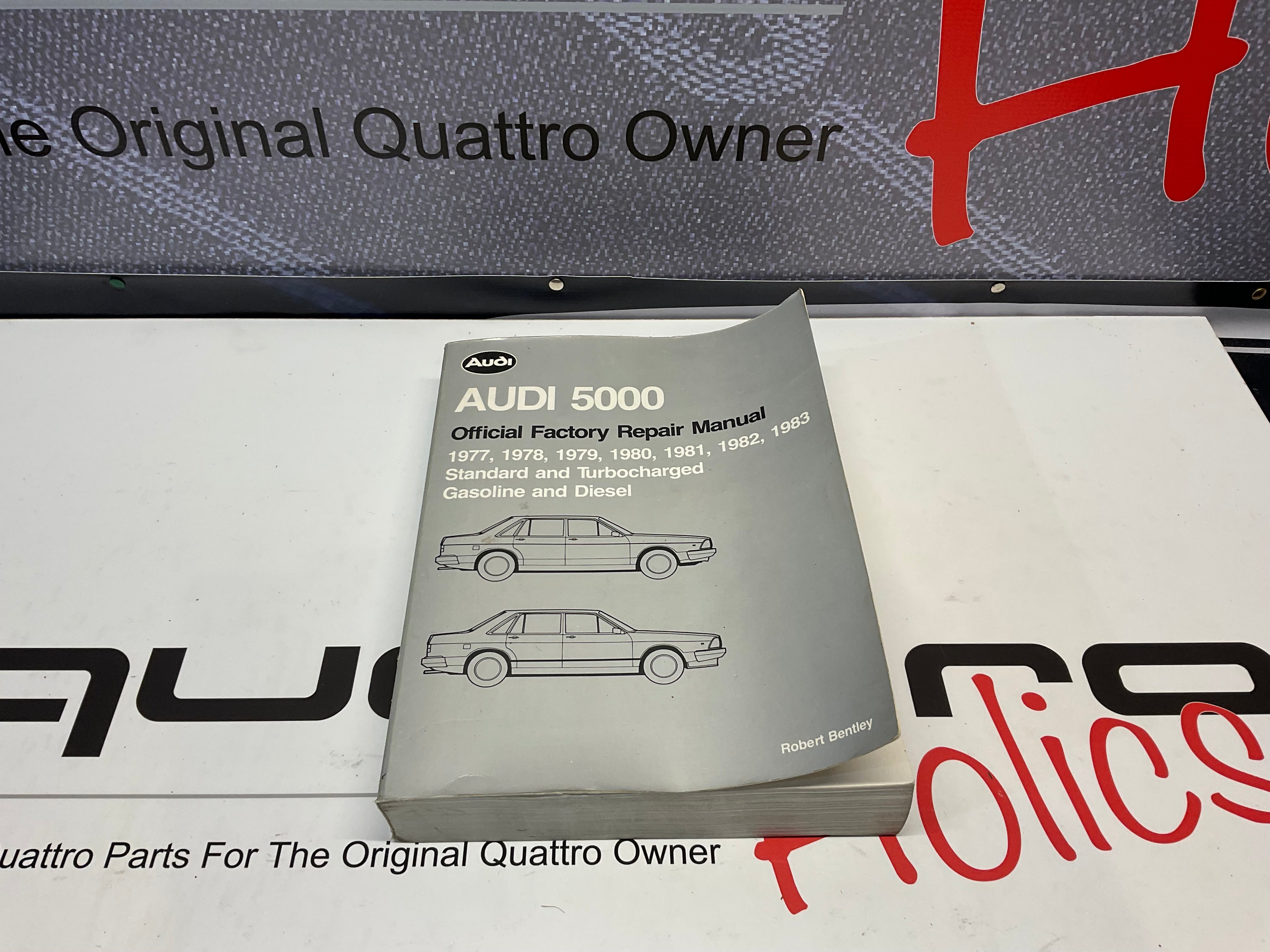 1977-83 Audi 5000 Official Robert Bentley Factory Manual