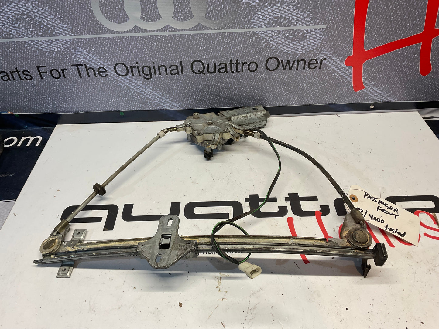 Passenger Front Window Regulator 813837398A B2 Right