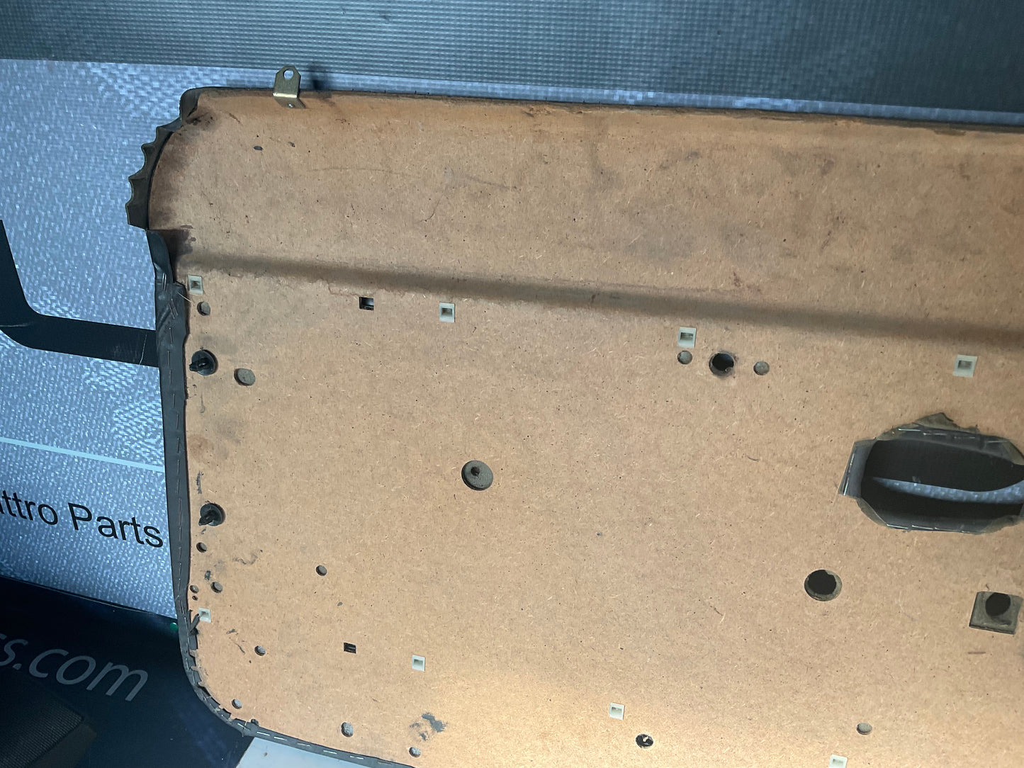 Driver Front Door Panel Left 813867355A Chocolate Brown Leather B2