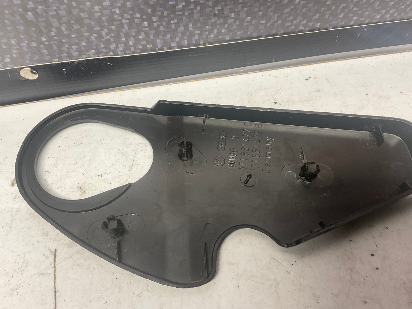 Seat Back Hinge Cover Trim 171881477C B2 Brown