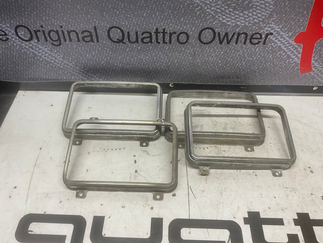 Quad Headlight Housing Chrome Ring Trim Set of 4  URQ B2