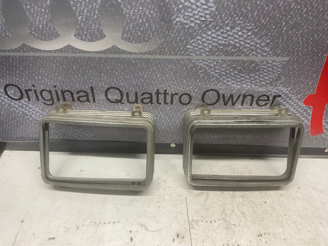 Quad Headlight Housing Chrome Ring Trim Set of 4  URQ B2