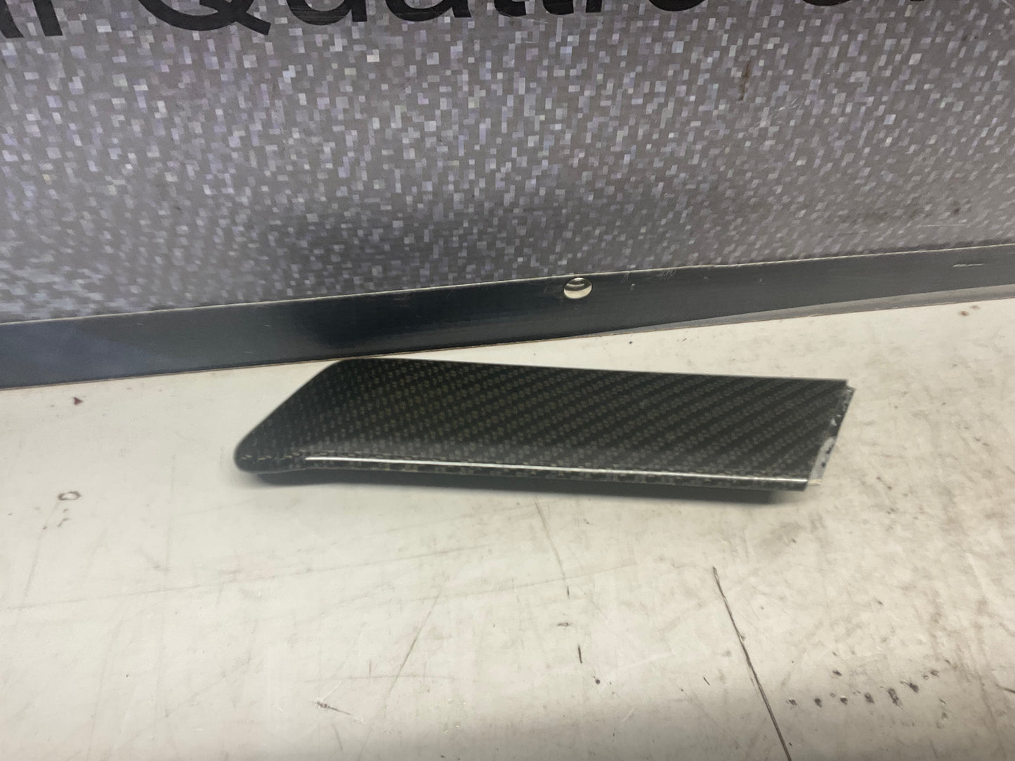 Driver Front Door Panel Carbon Fiber Trim Left  4A0867439  C4  UrS4