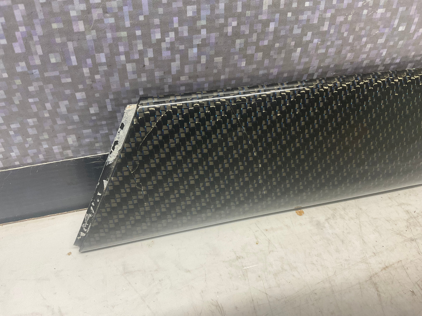 Driver Front Door Panel Carbon Fiber Trim Left  4A0867439  C4  UrS4