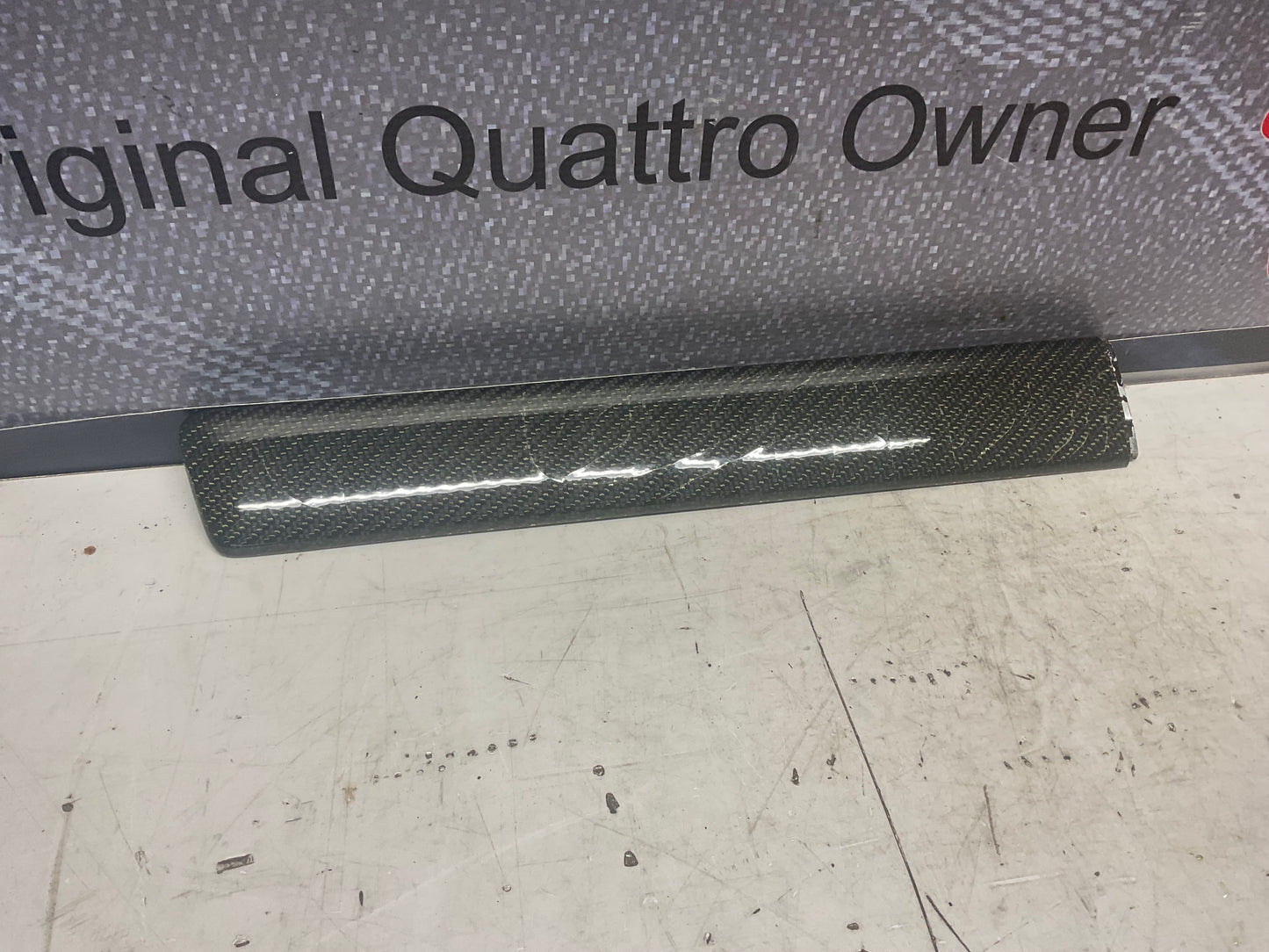 Driver Front Door Panel Carbon Fiber Trim Left  4A0867409  C4  UrS4