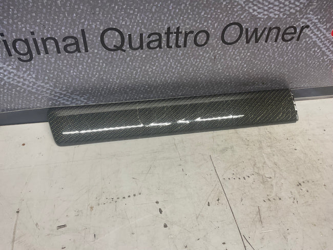 Driver Front Door Panel Carbon Fiber Trim Left  4A0867409  C4  UrS4