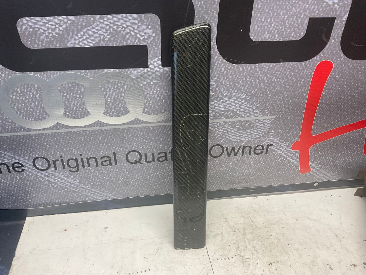 Driver Front Door Panel Carbon Fiber Trim Left  4A0867409  C4  UrS4
