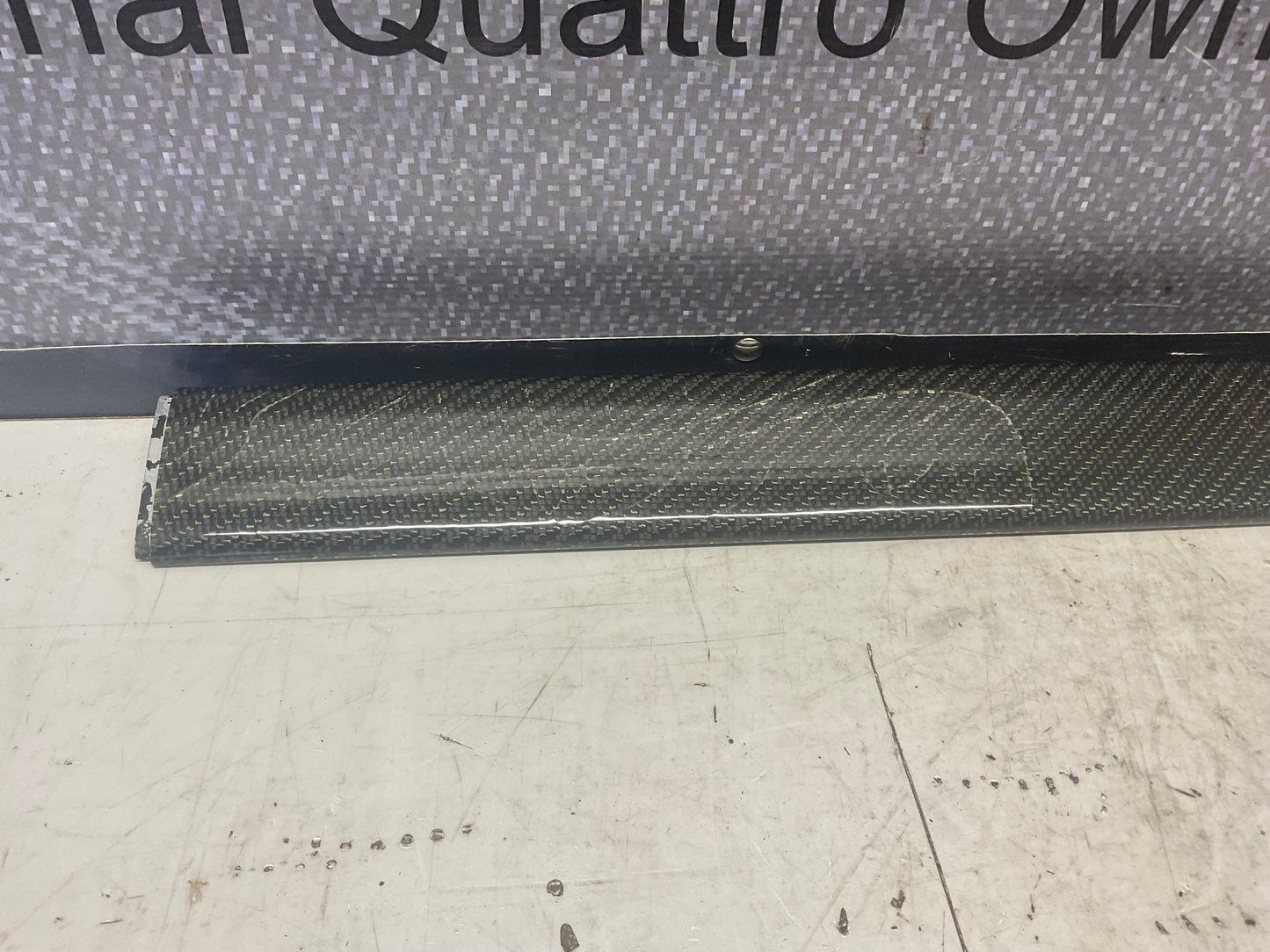 Driver Front Door Panel Carbon Fiber Trim Left  4A0867409  C4  UrS4