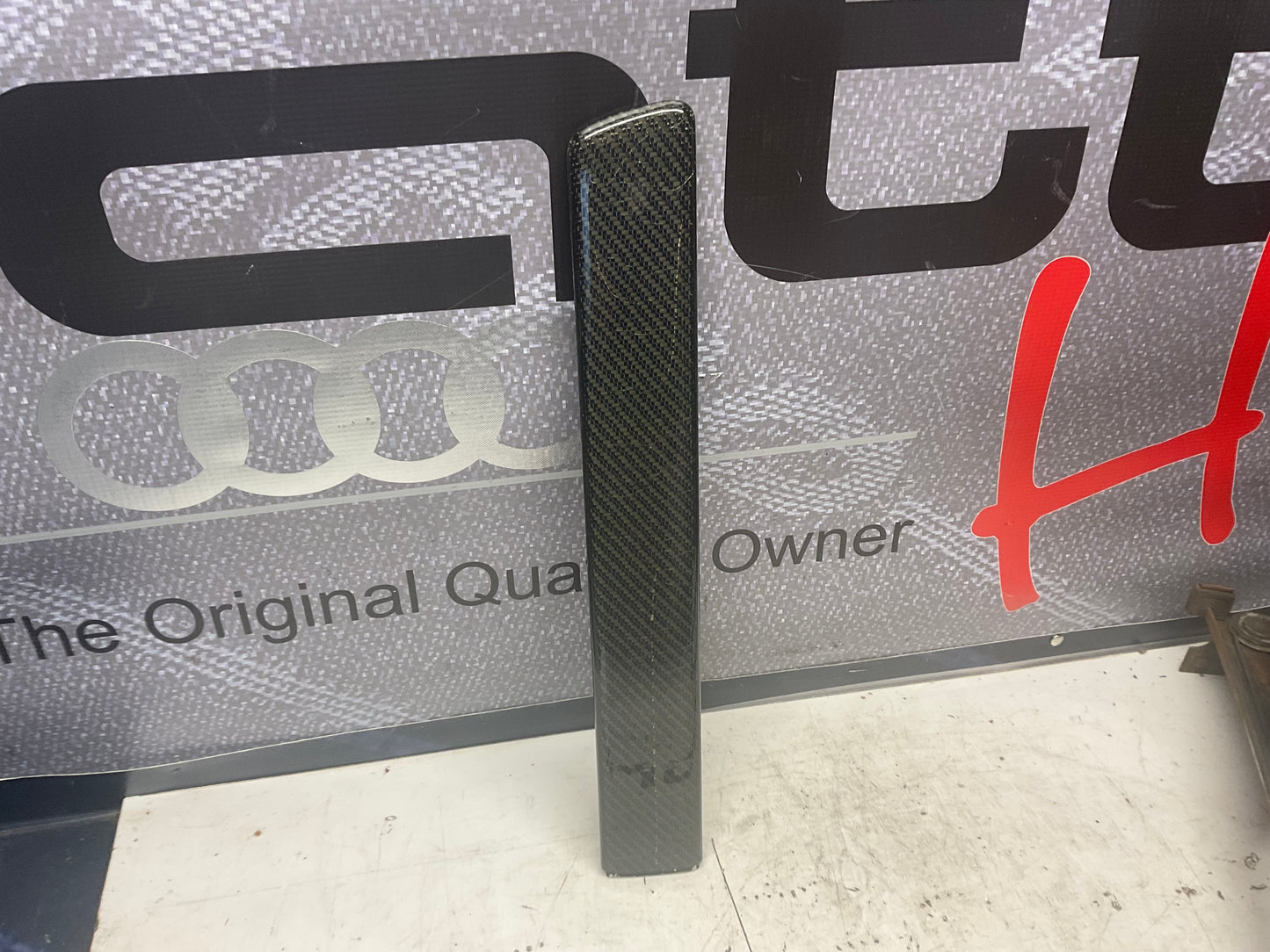 Driver Rear Door Panel Carbon Fiber Trim Left  4A0867419  C4  UrS4