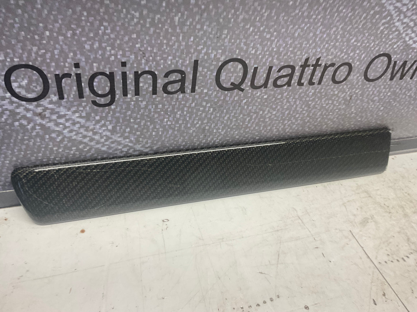 Driver Rear Door Panel Carbon Fiber Trim Left  4A0867419  C4  UrS4