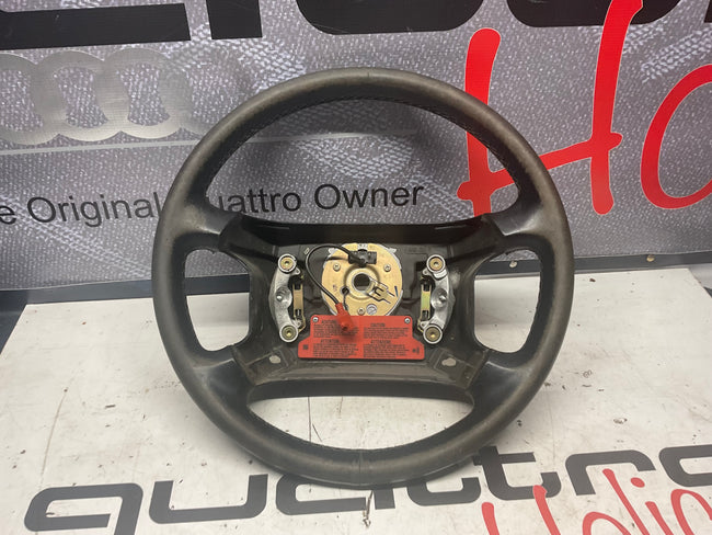 Black Leather Steering Wheel  441419091  D1 C3