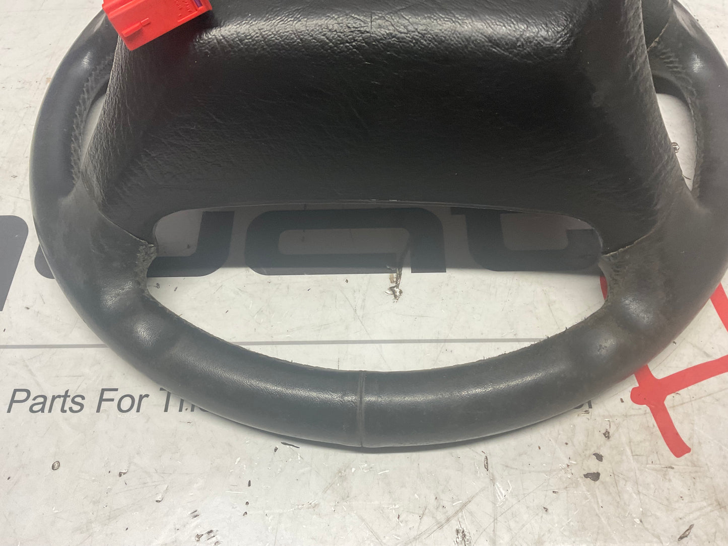 Black Leather Steering Wheel  441419091  D1 C3