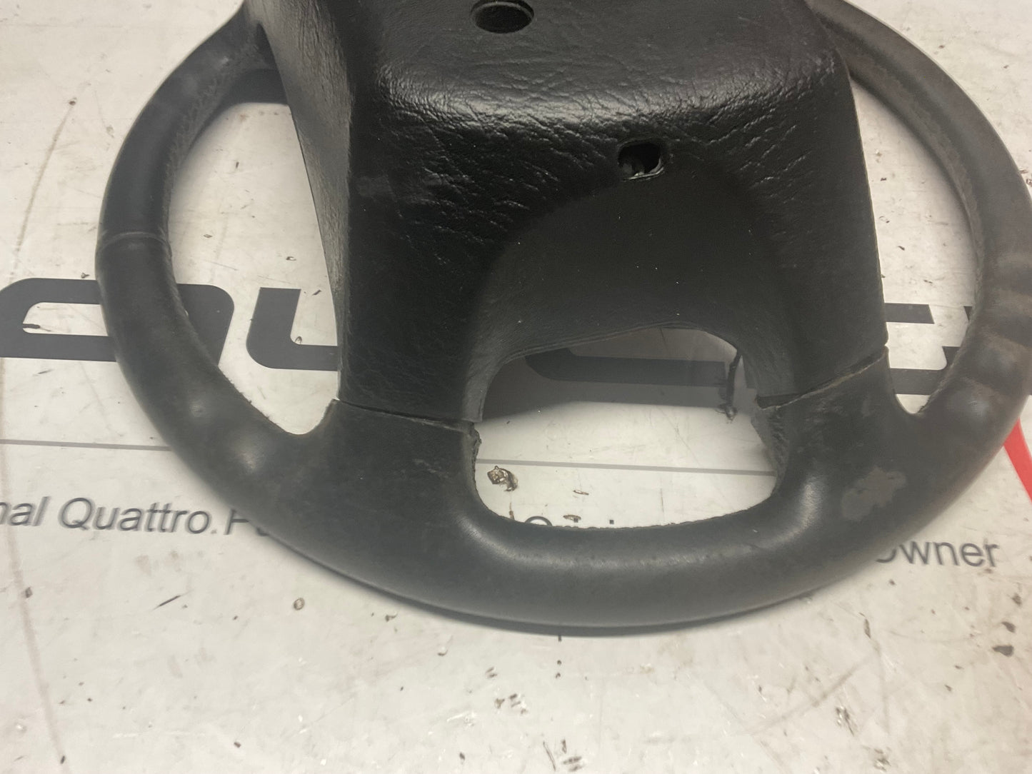 Black Leather Steering Wheel  441419091  D1 C3