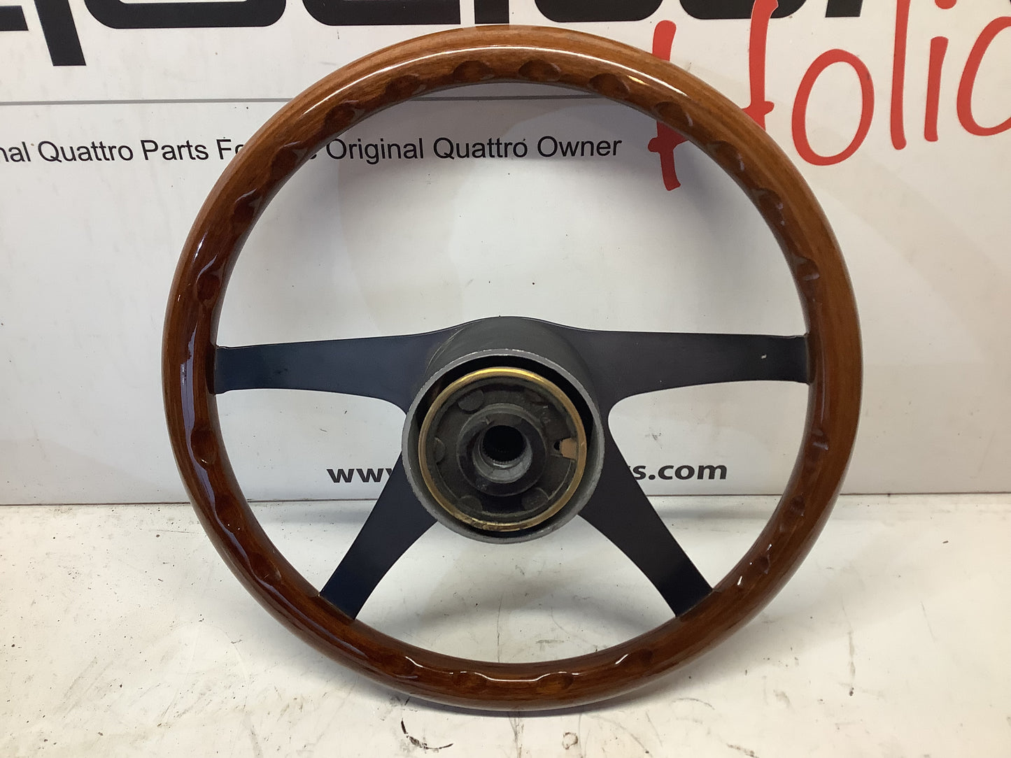 Nardi Wood Grain Original Quattro Steering Wheel