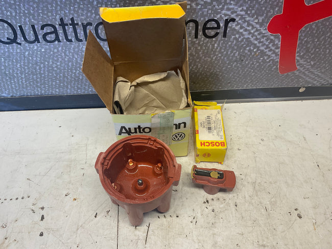 Ignition Distributor Cap & Rotor  NOS  034905207 10V