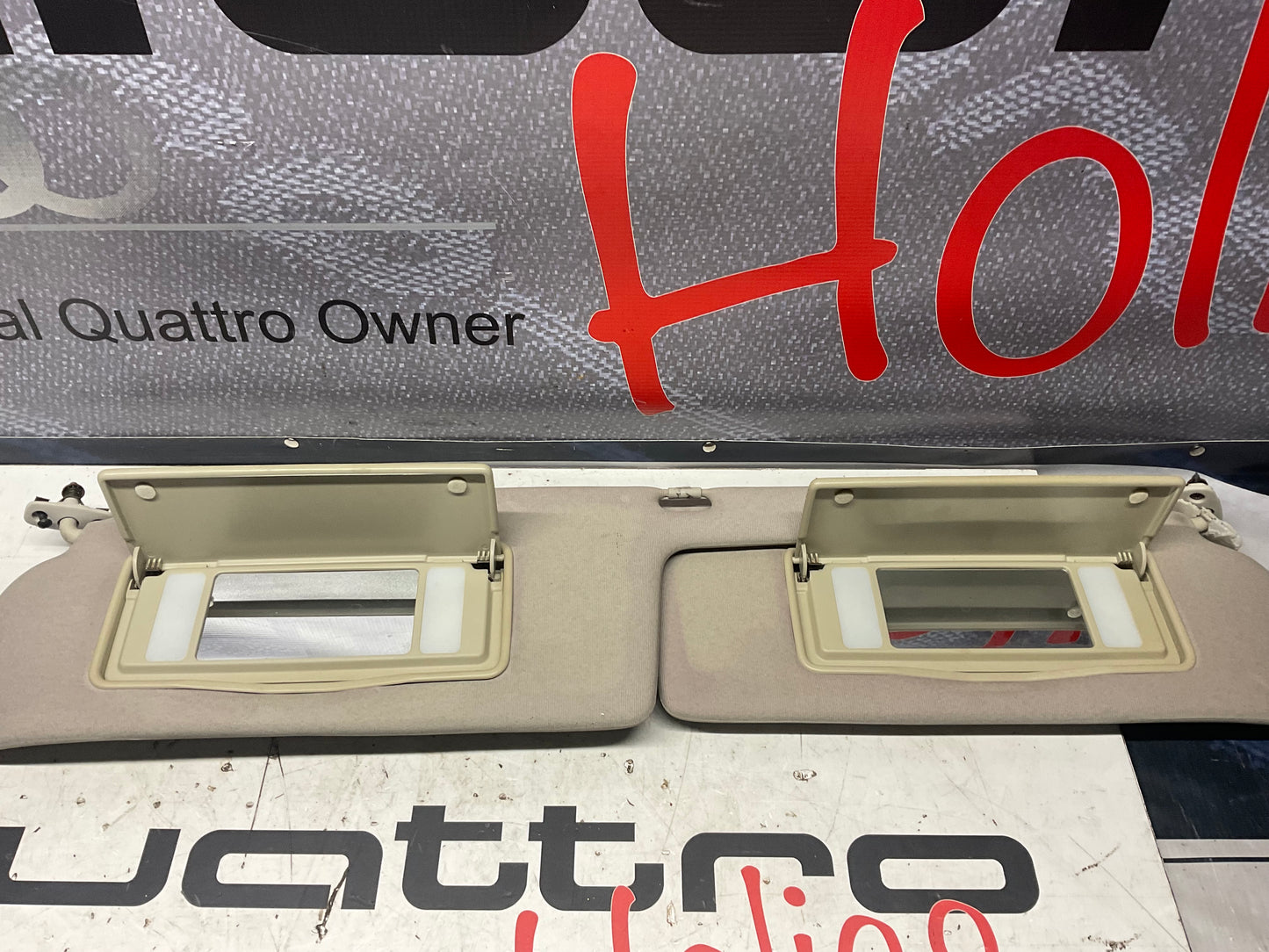 Sun Visor Set 443857551 & 443857552  C3  Beige