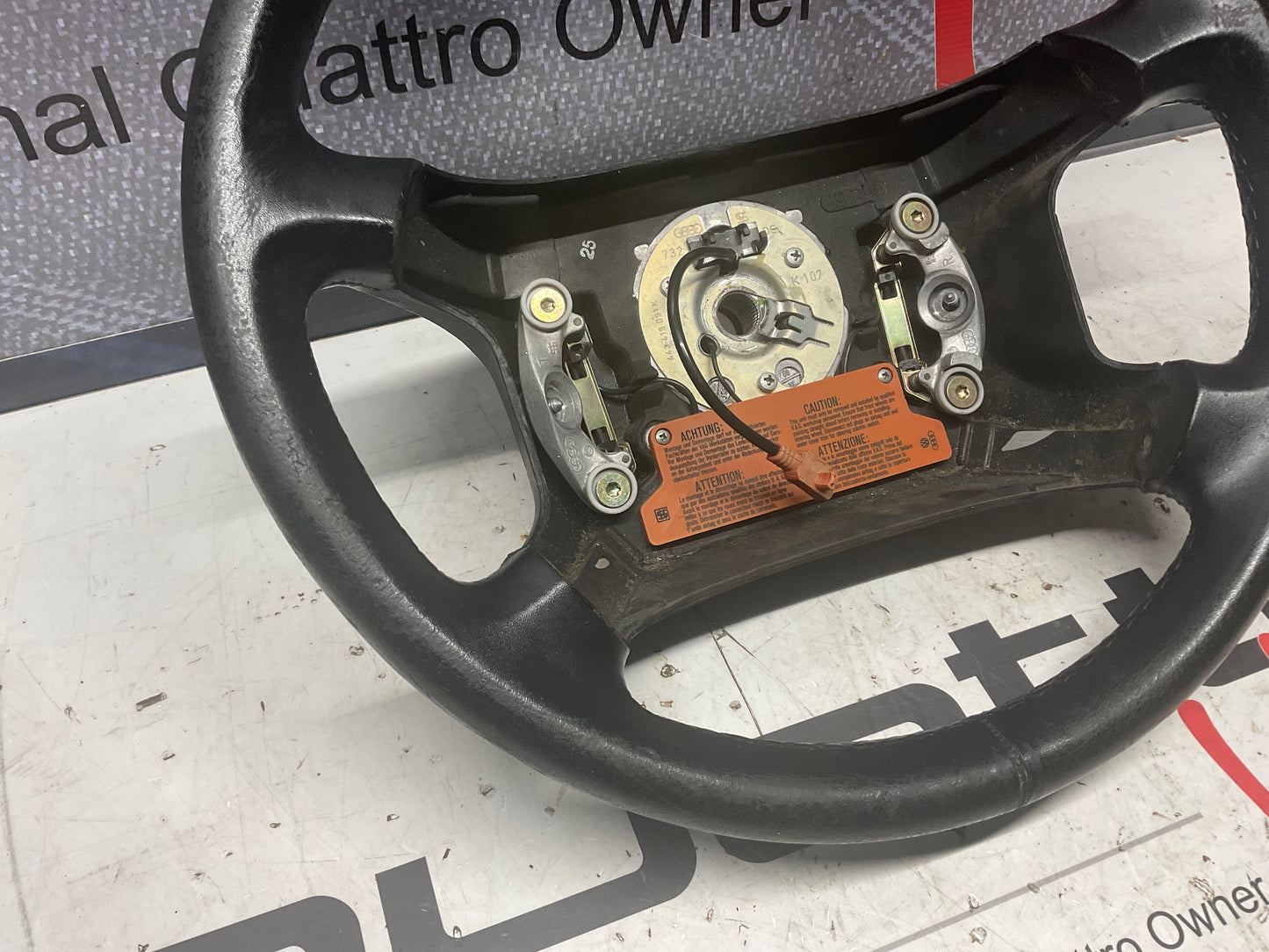 Leather Steering Wheel 443419091K  C4  B3 B4