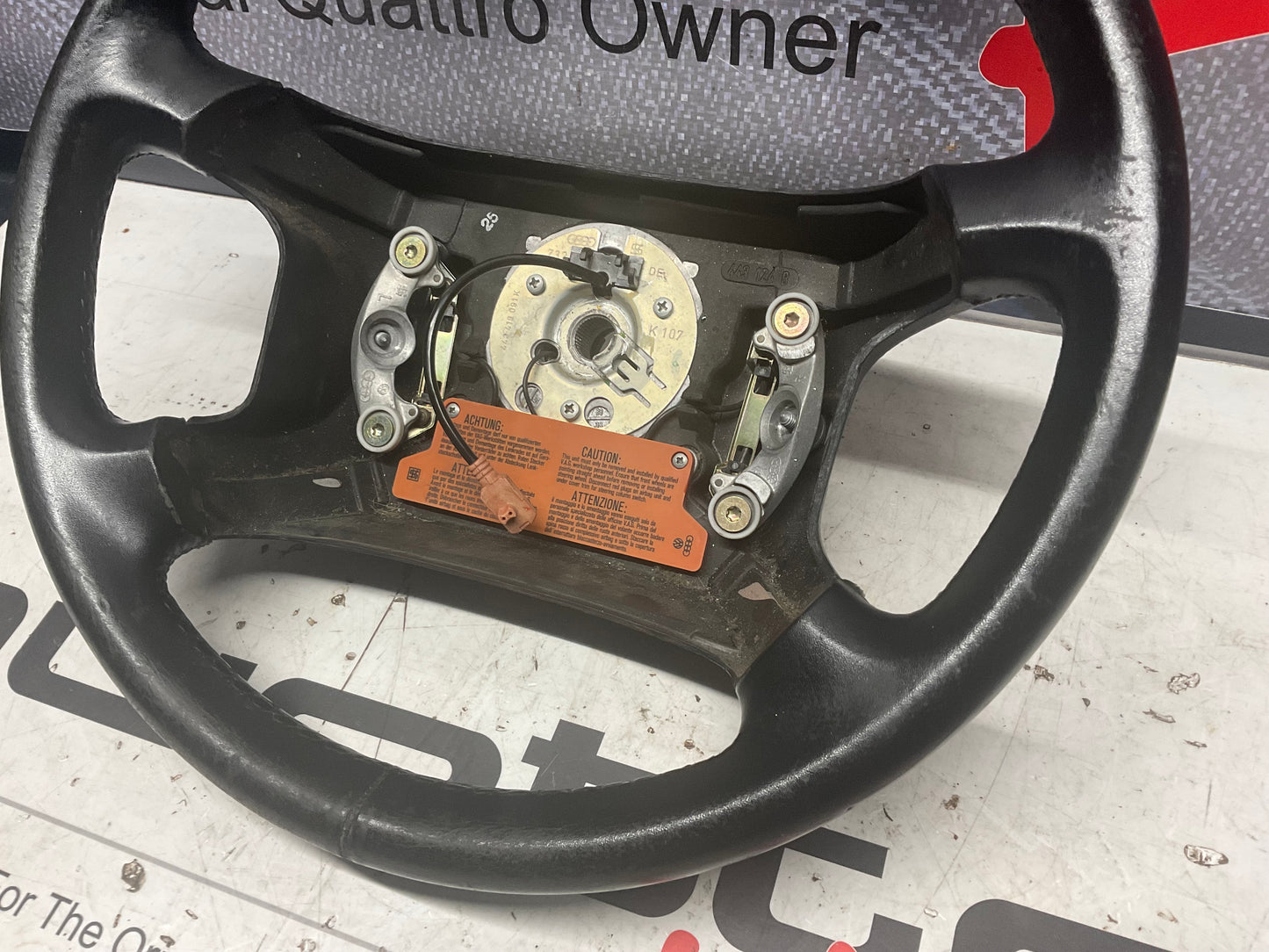 Leather Steering Wheel 443419091K  C4  B3 B4
