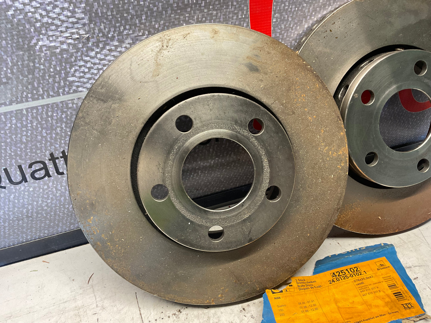 Front Brake Rotor Set  447615301A  NOS  Ate B2  C3  URQ