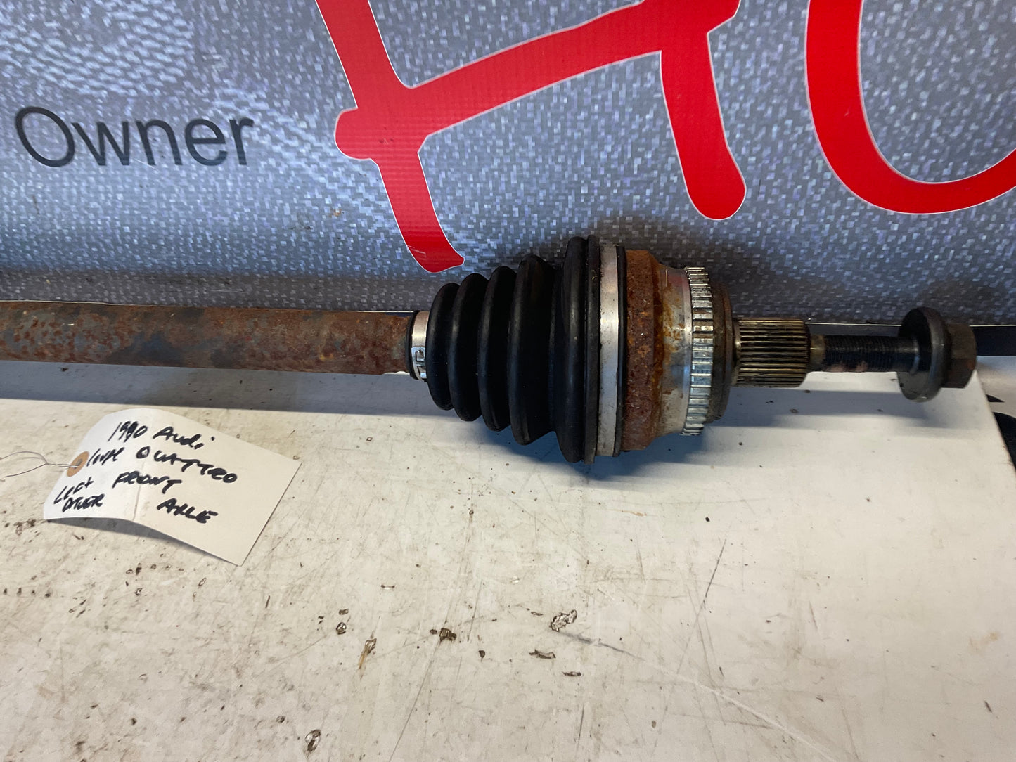 Front Left Driver Side Axle Complete 893407271  B3