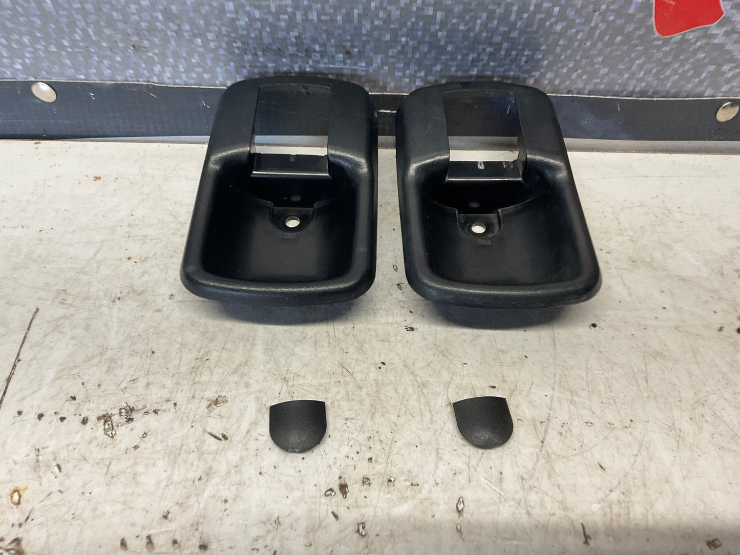 Interior Door Panel Handle Trim Cover Set 443837235A  B2  C3  Black