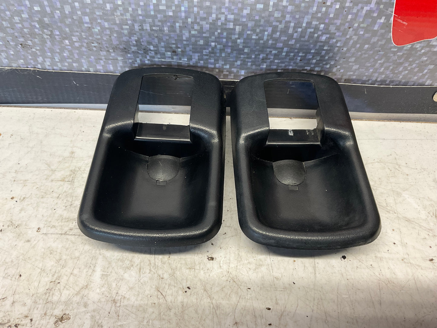 Interior Door Panel Handle Trim Cover Set 443837235A  B2  C3  Black