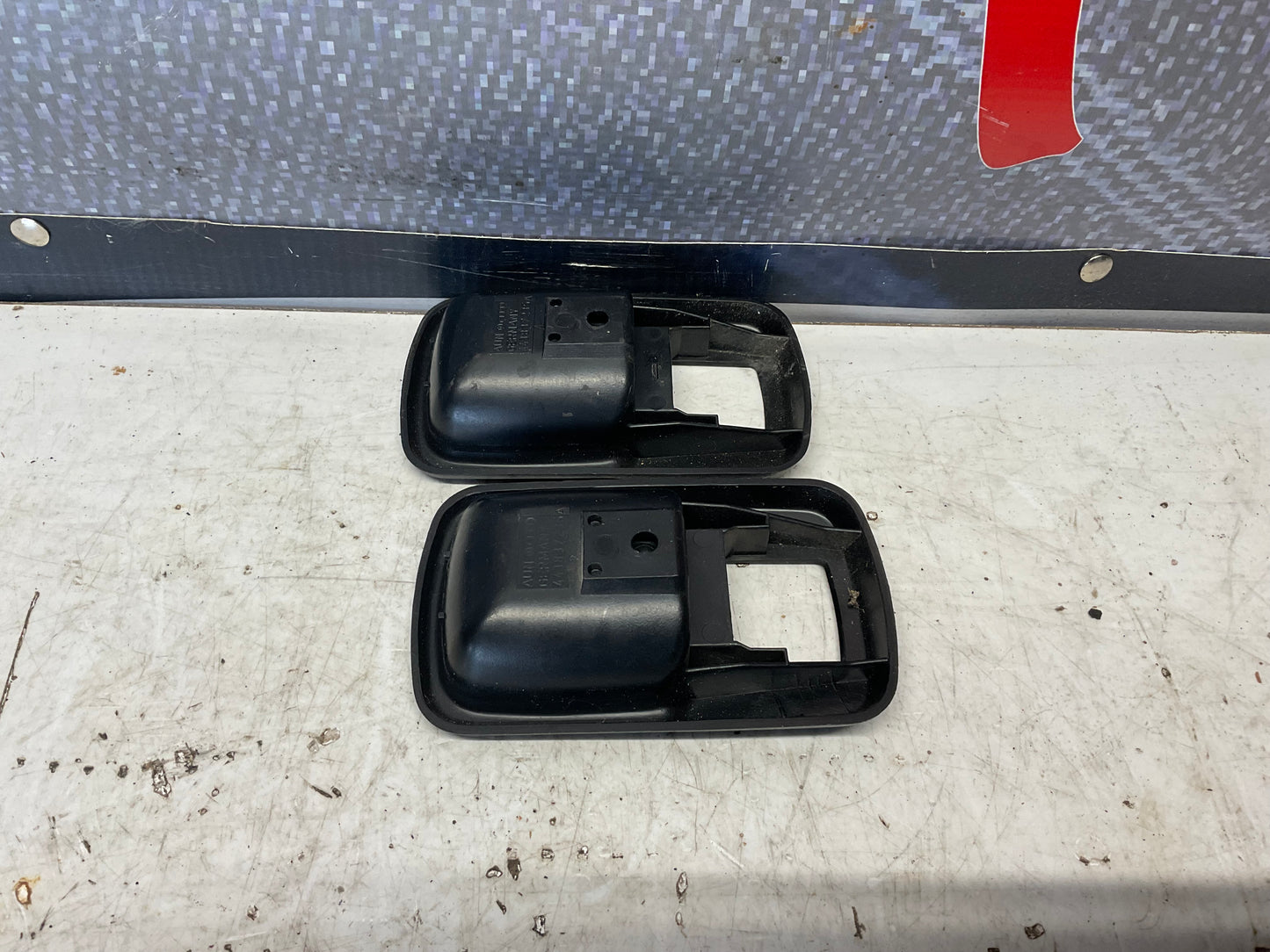 Interior Door Panel Handle Trim Cover Set 443837235A  B2  C3  Black