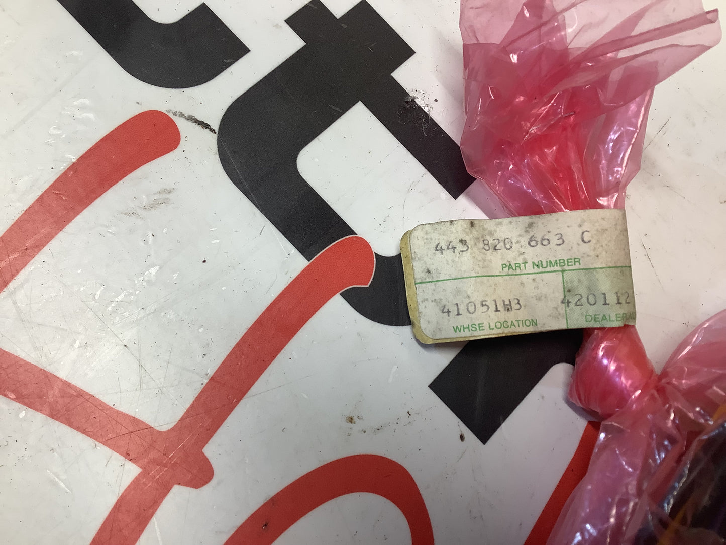 Vacuum Hose Kit 443820663C NOS