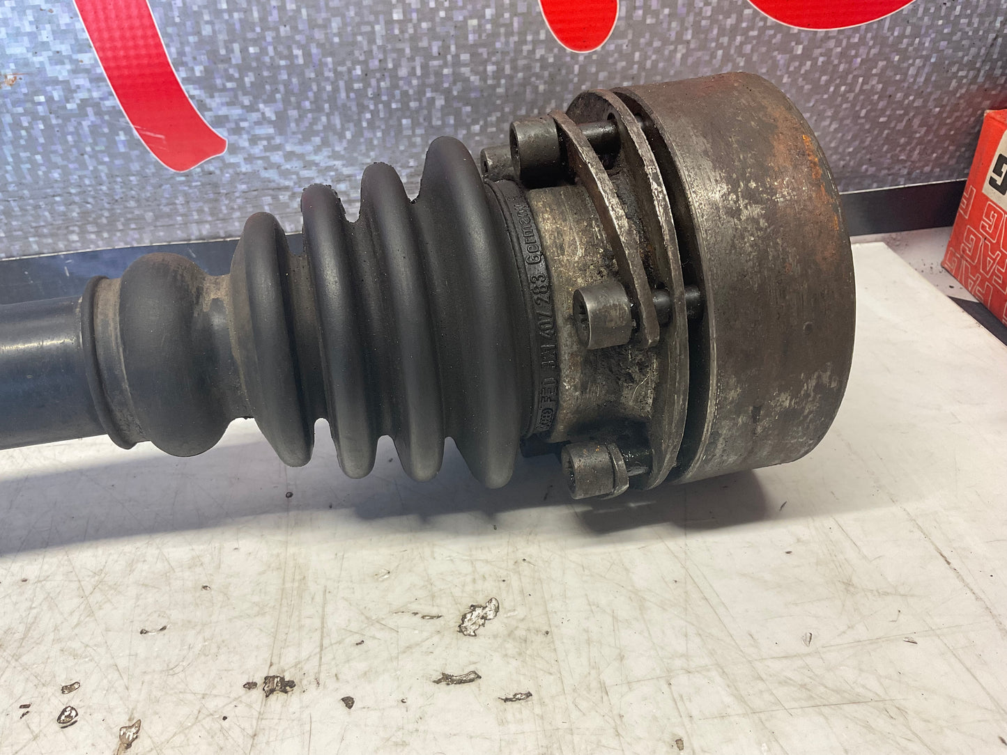 Rear Right Passenger Side Axle Complete 893501204F  B3 S2  90