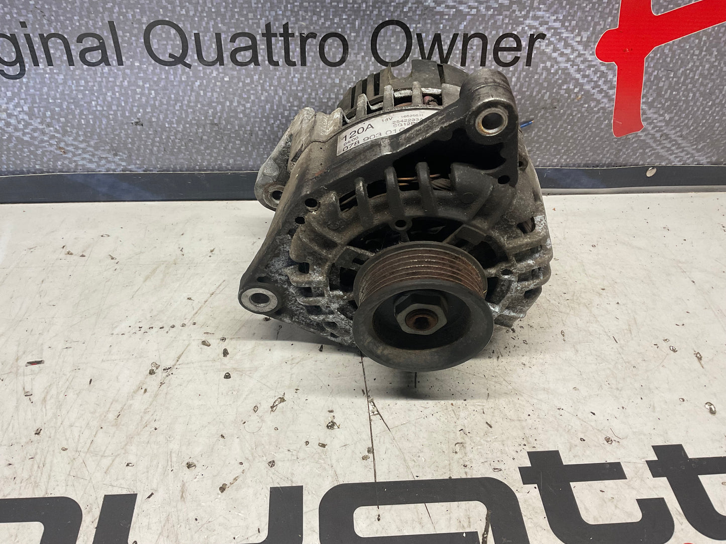 Alternator with Cover  078903016H  B5 C5  Valeo  120  Amp