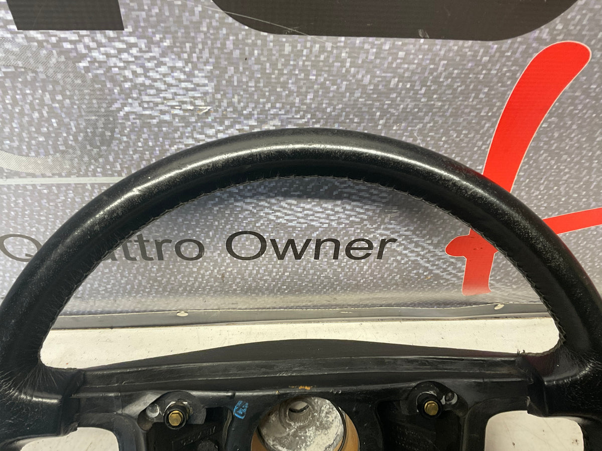 Leather Steering Wheel 443419655C  B2 C3  URQ