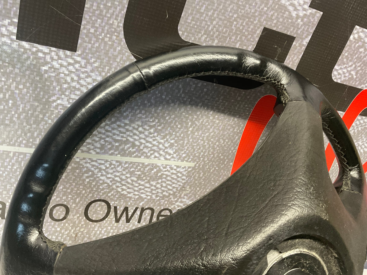 Leather Steering Wheel 443419655C  B2 C3  URQ