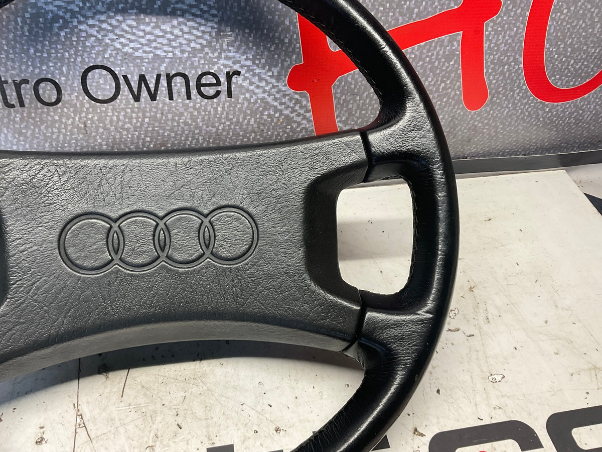 Leather Steering Wheel 443419655C  B2 C3  URQ