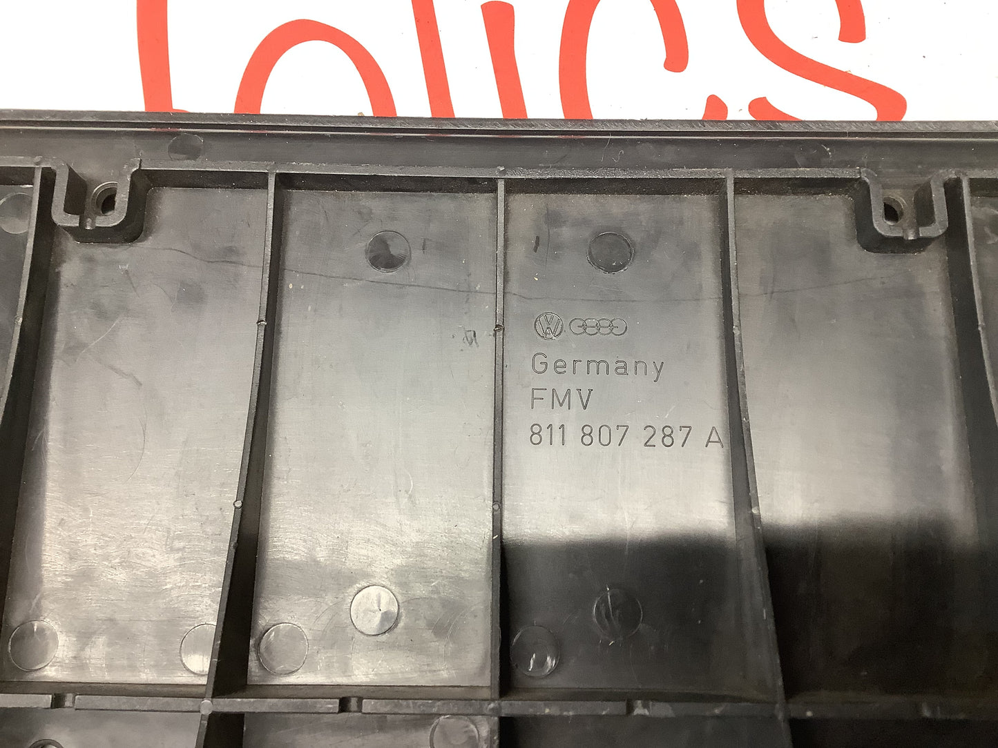License Plate Holder 811807287A  NOS