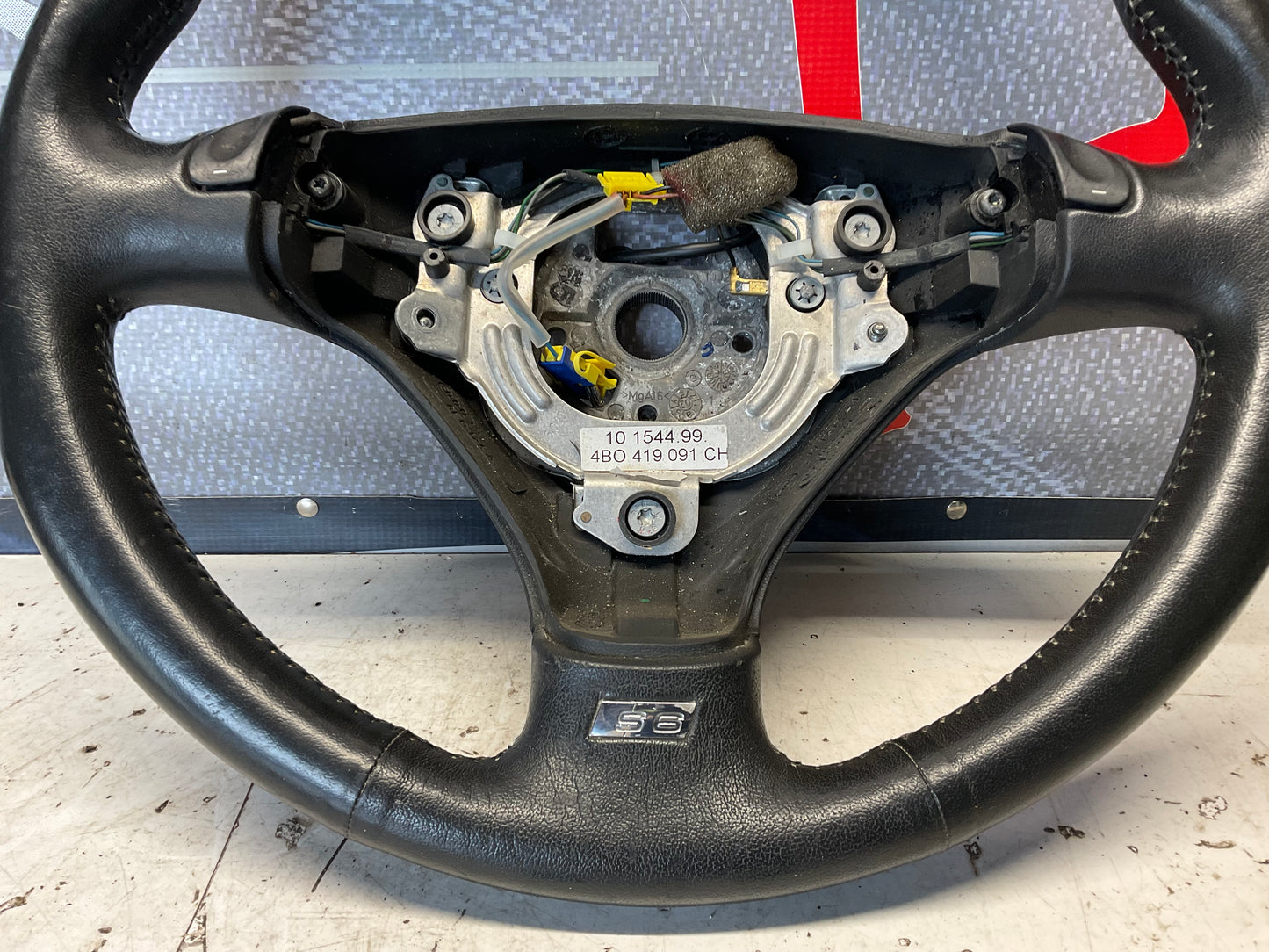 Leather Steering Wheel 4B0419091CH  C5  S6