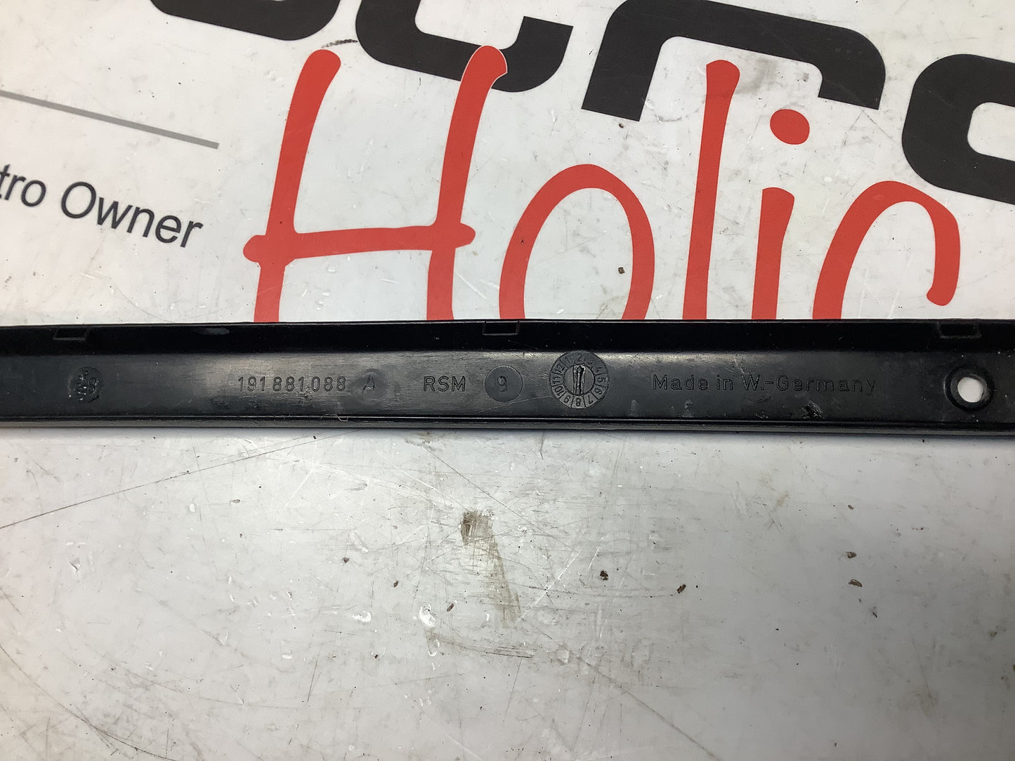 Passenger Seat Rail Cover Trim 191881088A