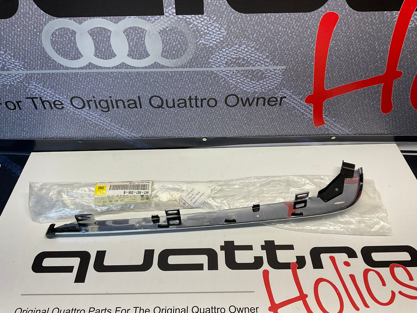 Driver Front Bumper Trim 447807259B  NOS