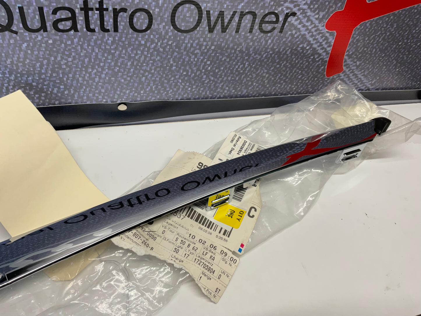 Passenger Front Bumper Trim 447807260B  NOS