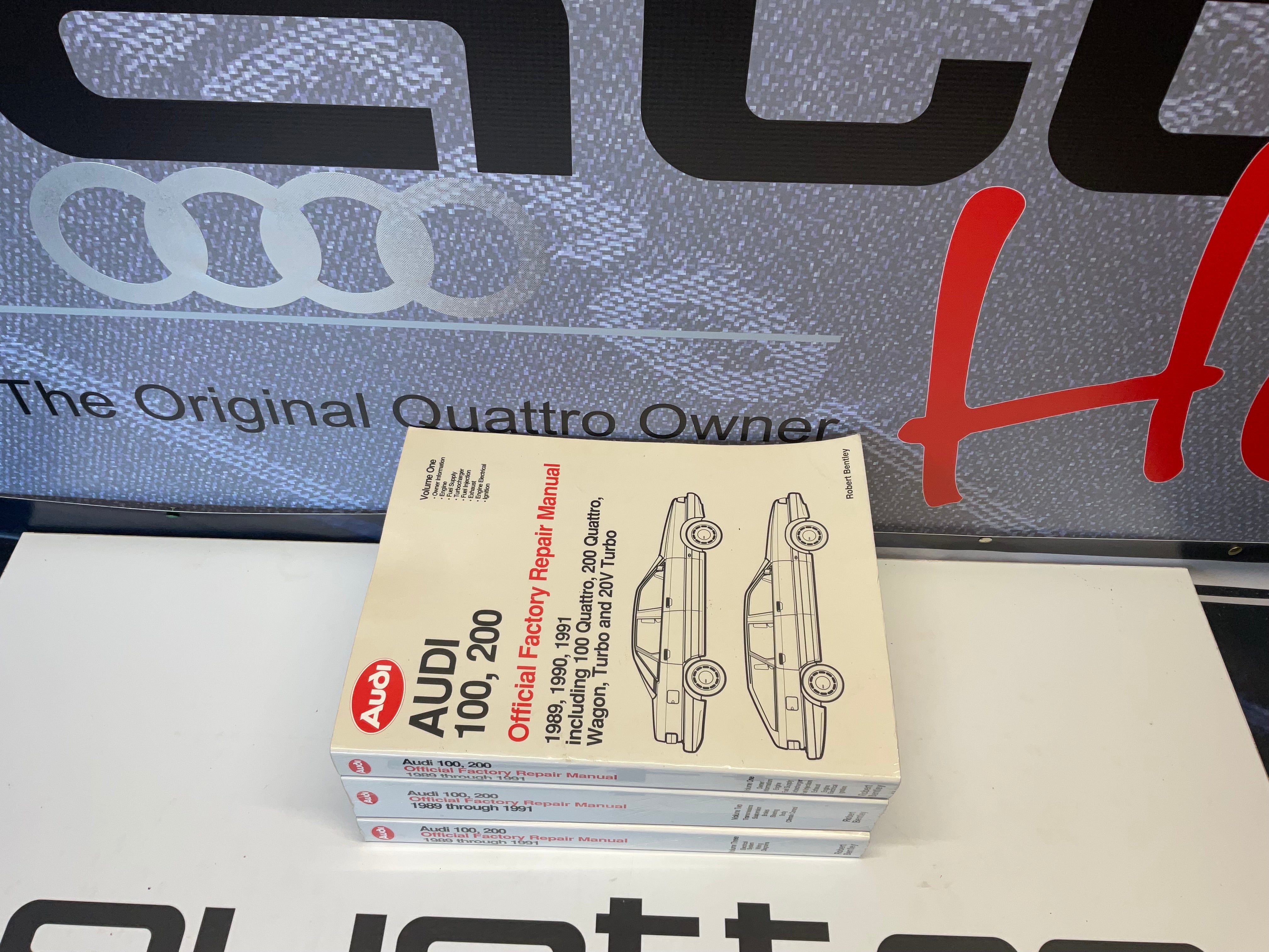 Bentley Factory Repair Manual 1989-91 100/200 3 volume set
