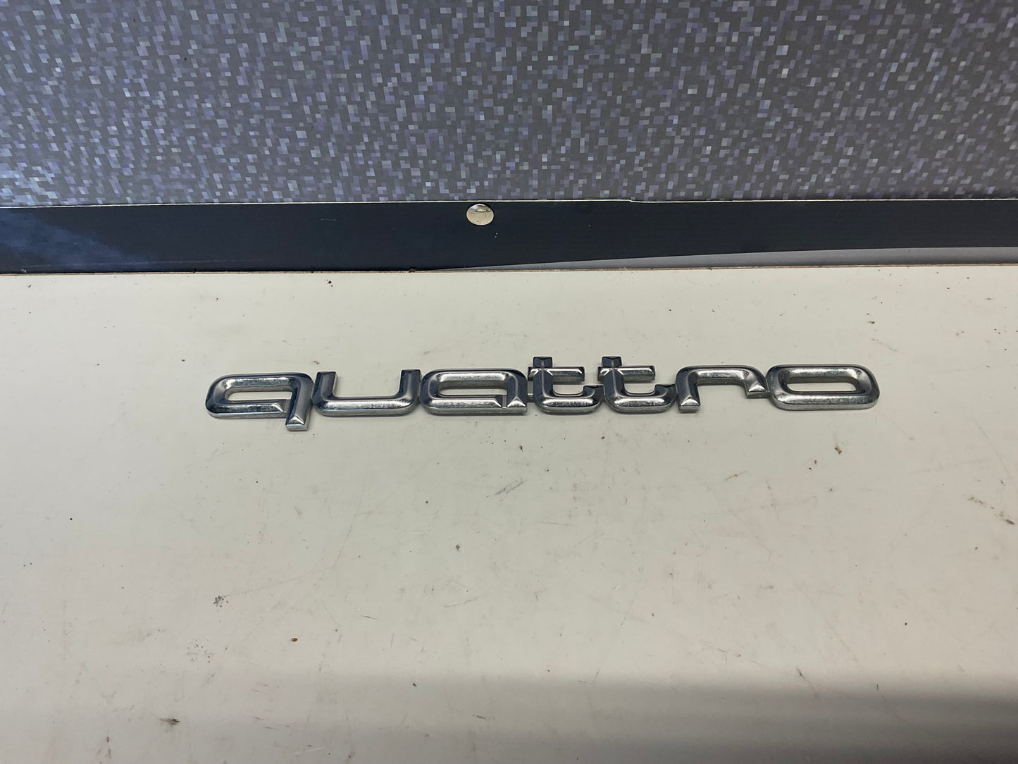 Rear Trunk Lid Quattro Badge
