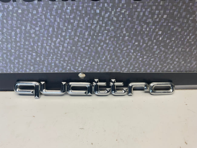 Rear Trunk Lid Quattro Badge