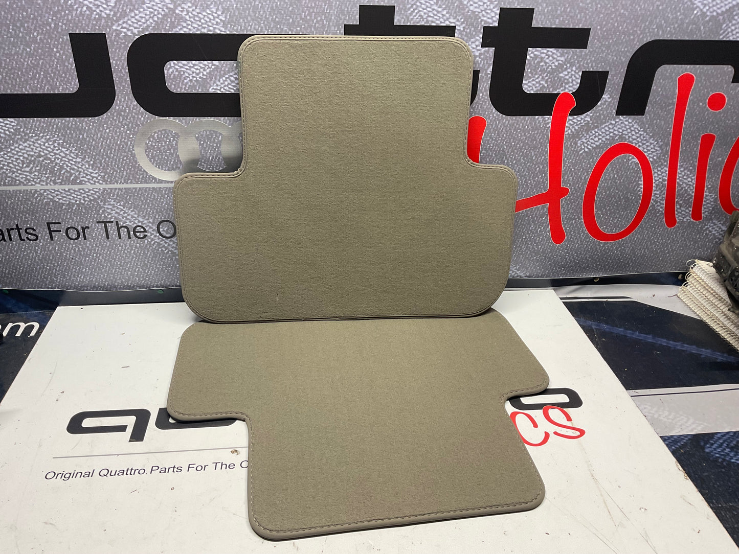 Rear Floor Mat Set 8K0864450 B8 NOS  Tan