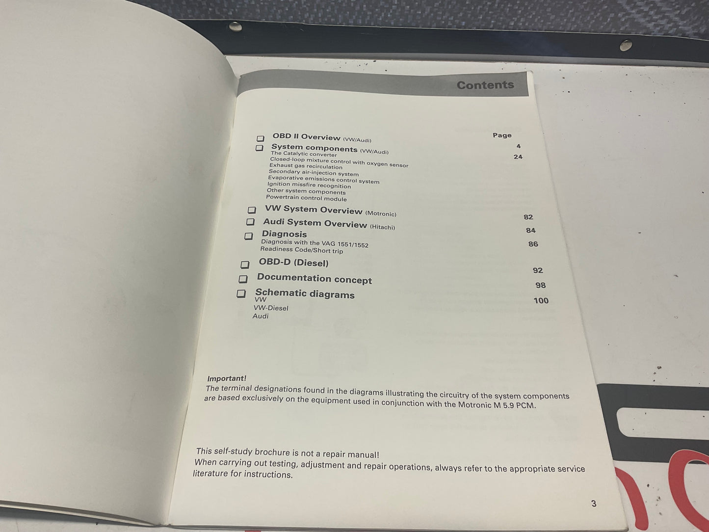 OBD II Service Training Manual WSP52141000