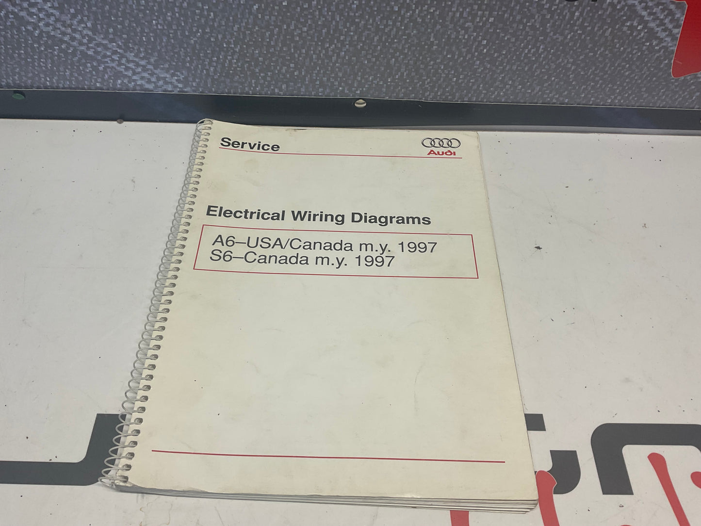 1997 S6 A6 Electrical Wiring Factory Service Manual W42WDAU12 C4