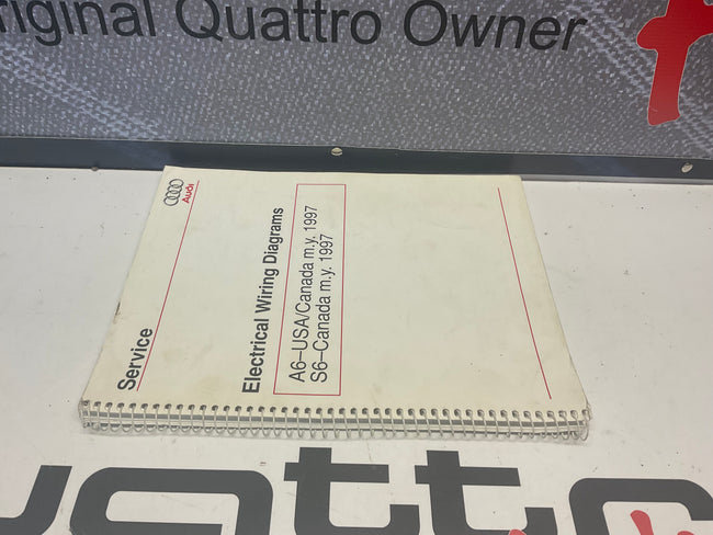 1997 S6 A6 Electrical Wiring Factory Service Manual W42WDAU12 C4