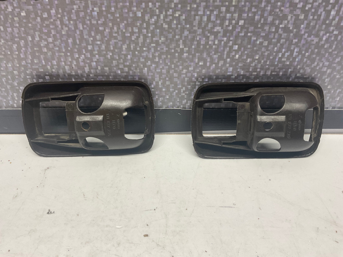 Interior Door Panel Handle Trim Cover Set 171837235  B2  Brown