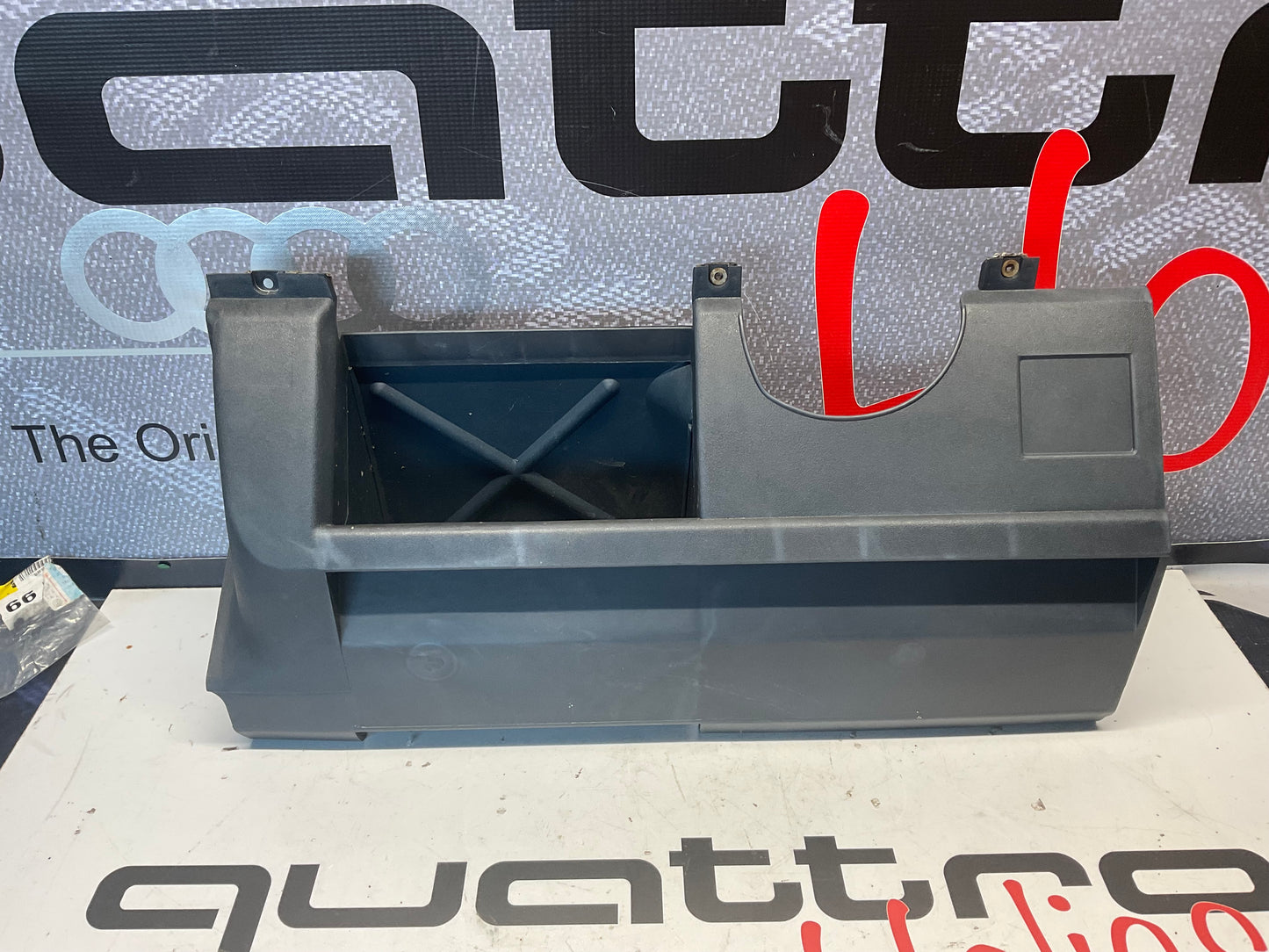 Lower Under Dash Trim Compartment 811857923  B2  Blue