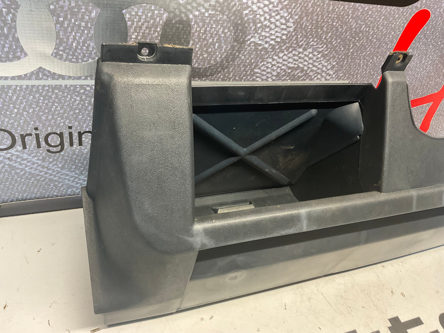 Lower Under Dash Trim Compartment 811857923  B2  Blue